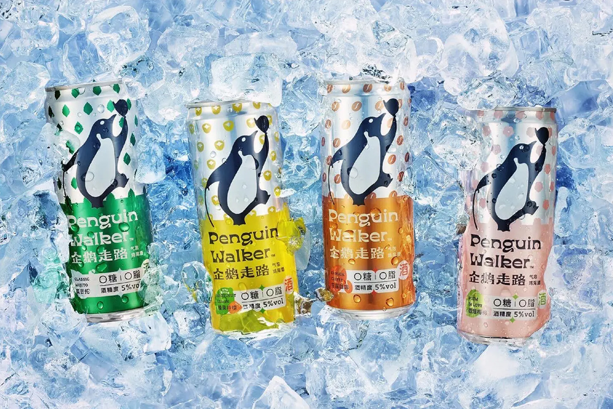 Penguin Walker鸡尾酒包装设计