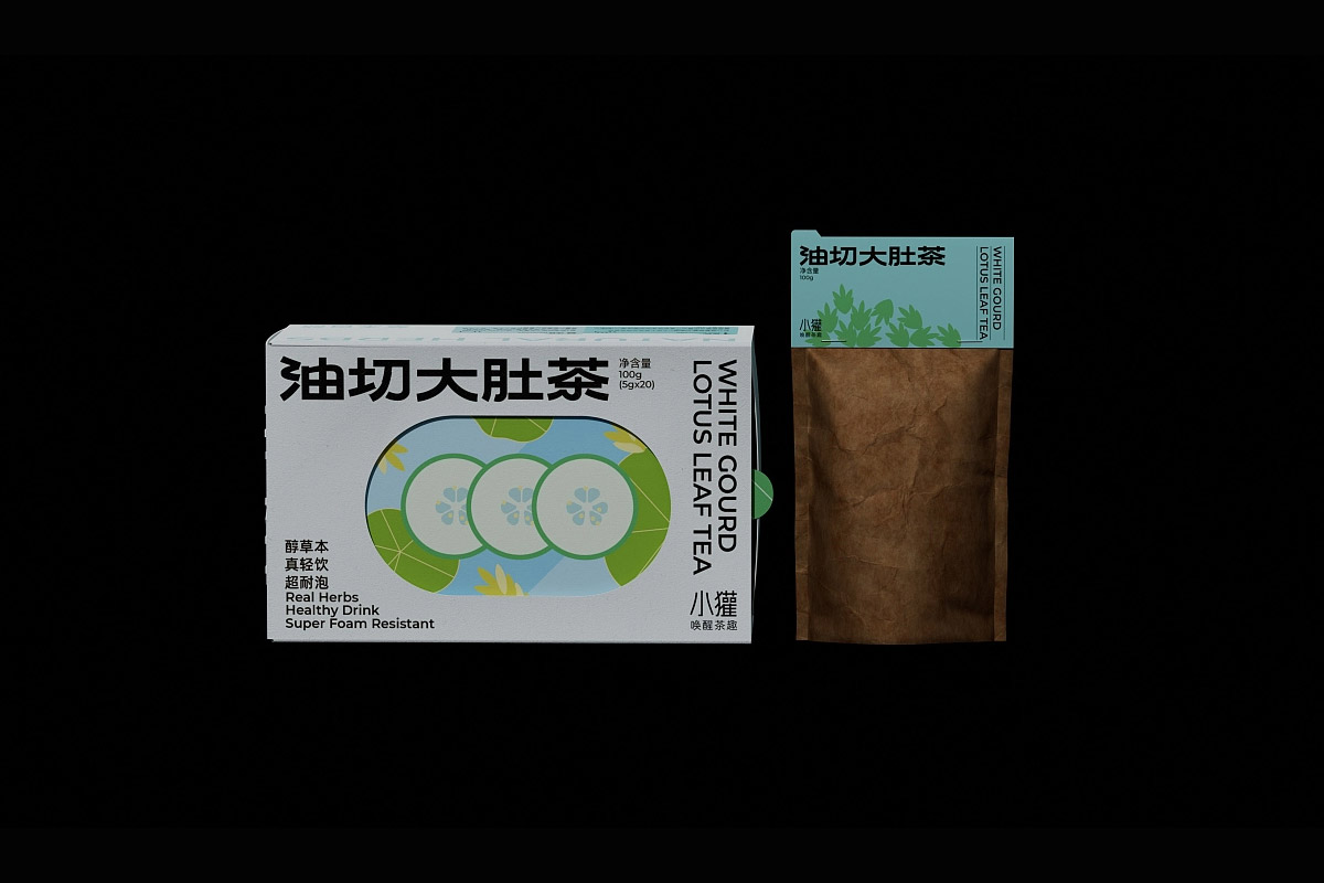 小獾新茶饮包装图片