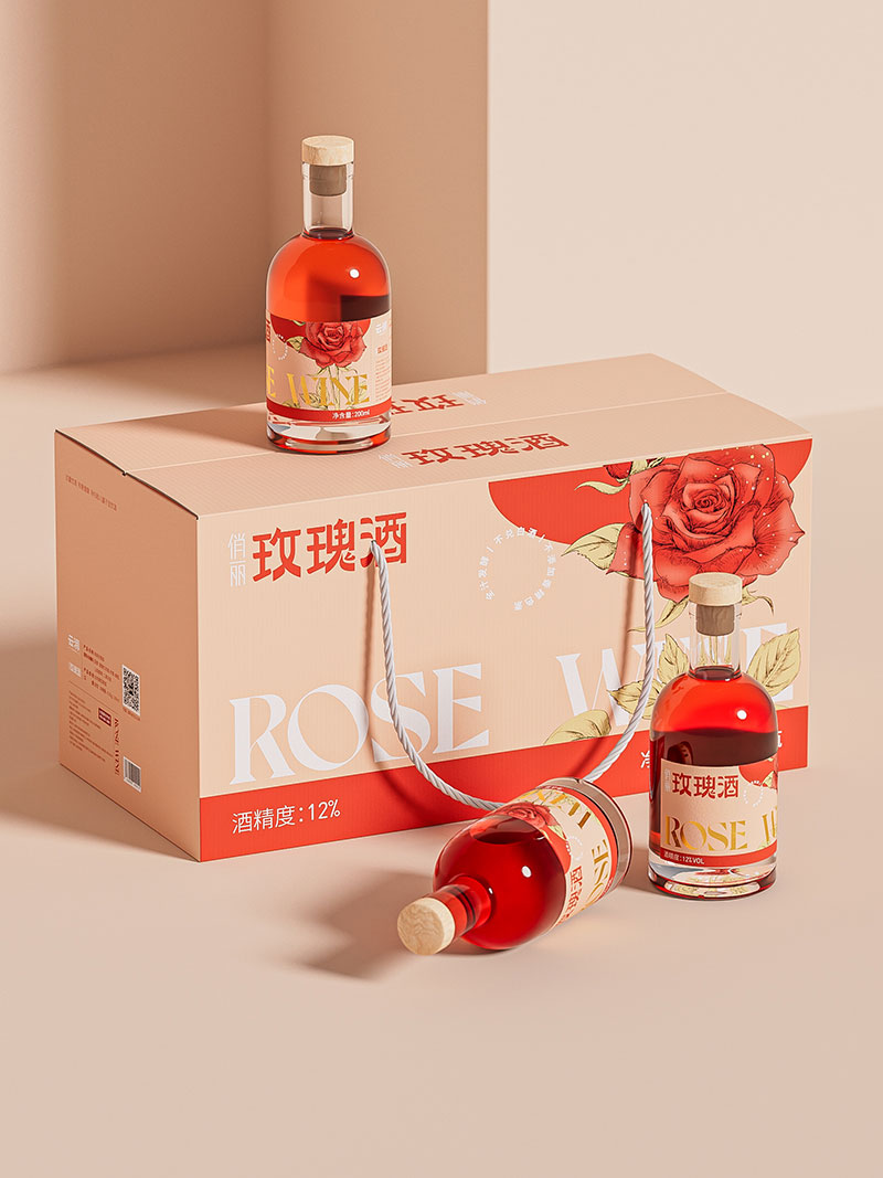 俏丽花果酒